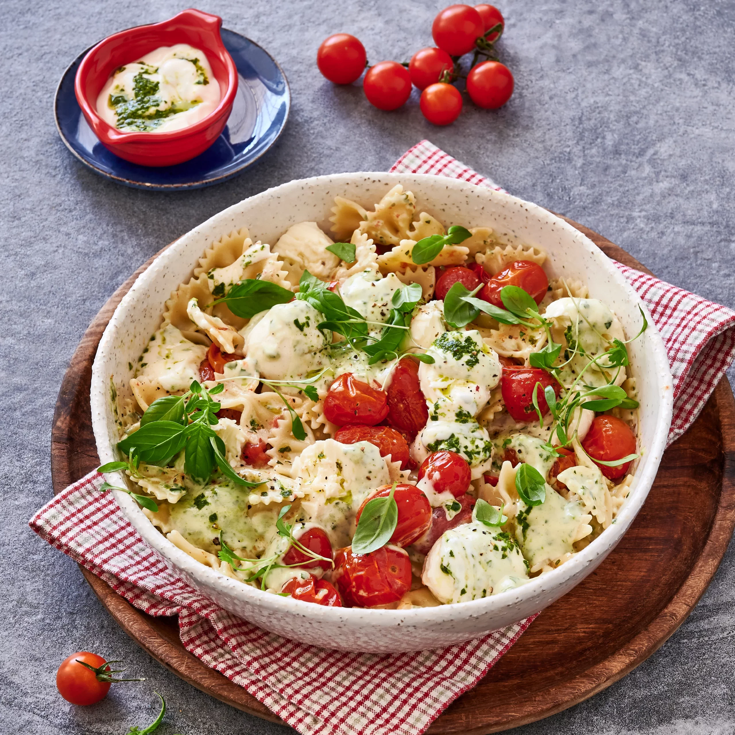 Nola Recipe Caprese Pasta Salad